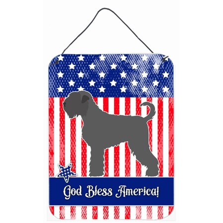 Carolines Treasures Black Russian Terrier American Wall or Door Hanging Prints BB8374DS1216
